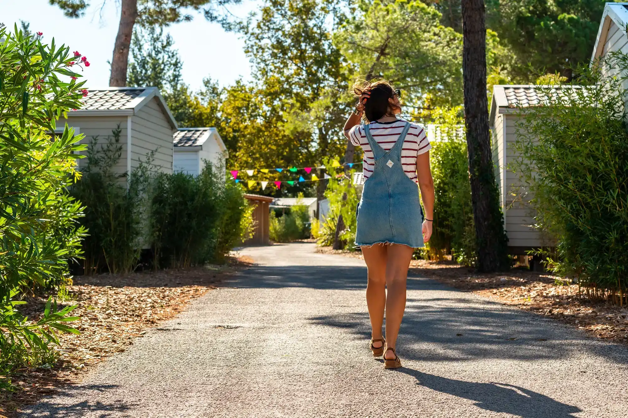 allée du camping à Argelès Vacances